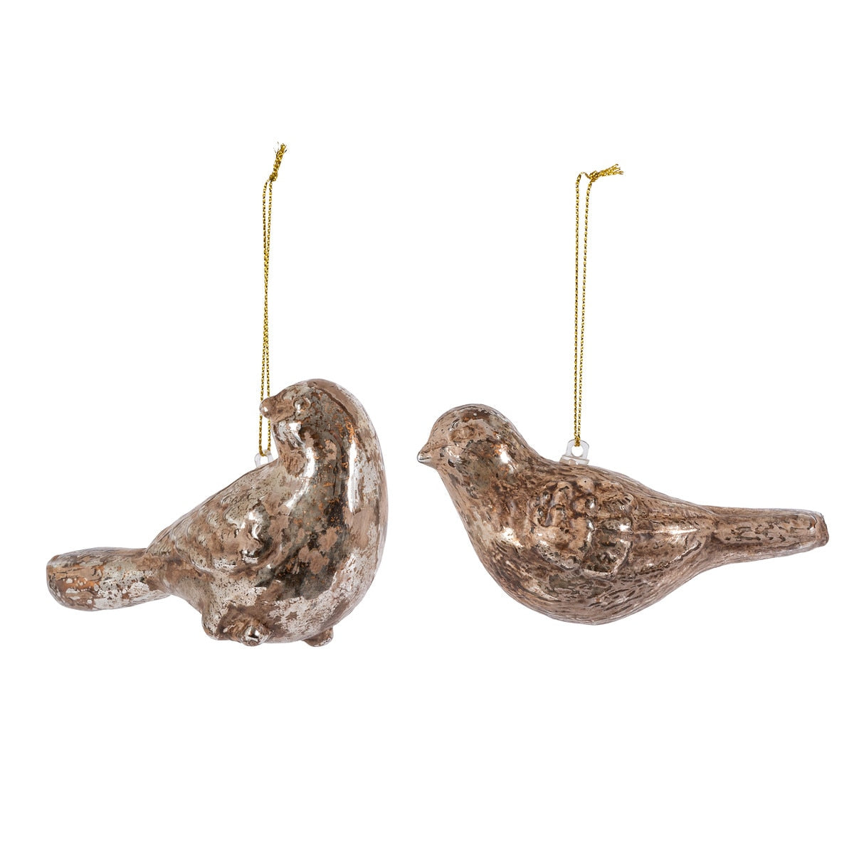 Antiqued Bird Ornament, 2 Assorted Styles style shot 1