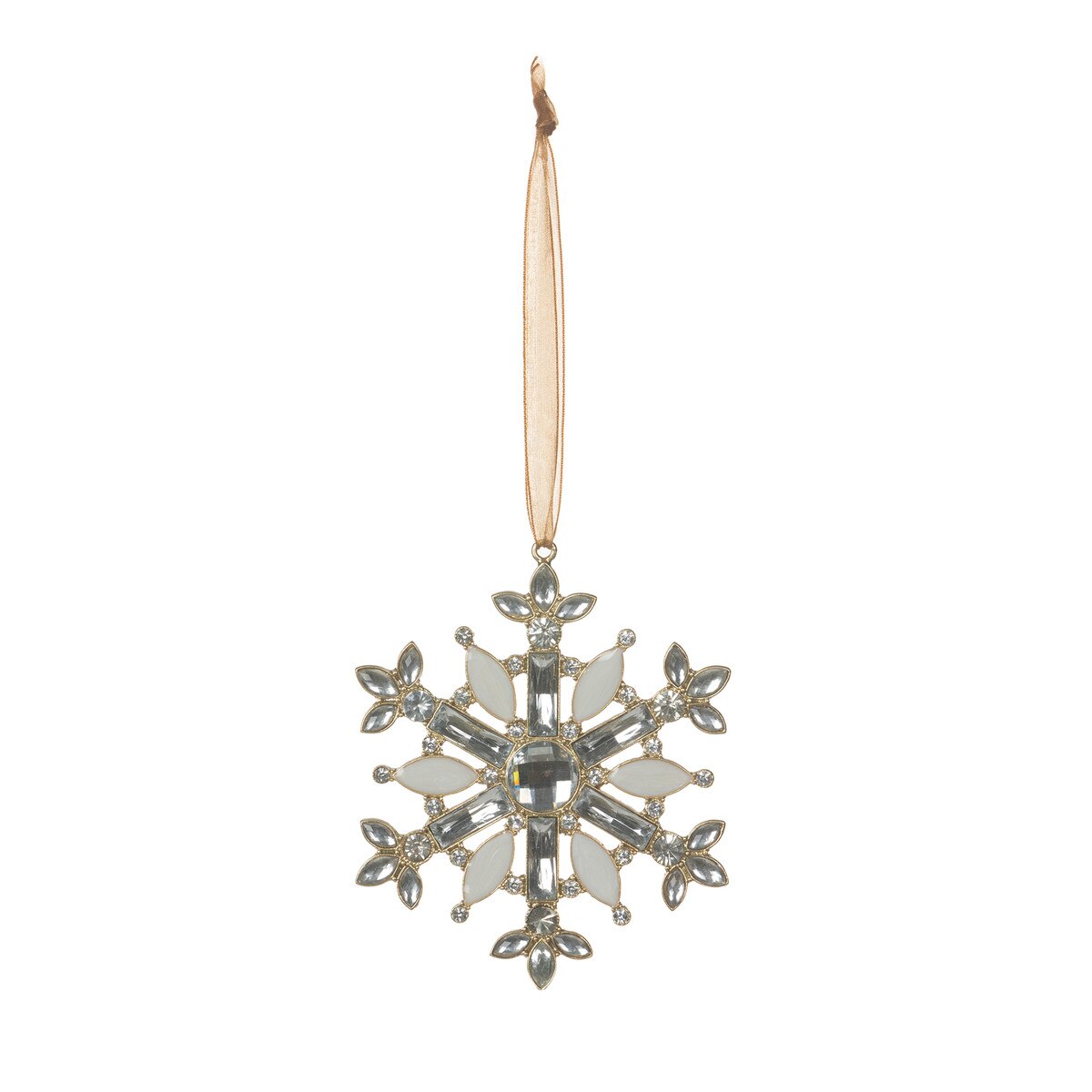 Jeweled Snowflake Ornament style shot 1