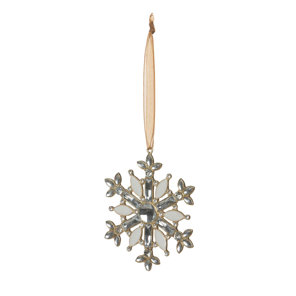 Jeweled Snowflake Ornament style shot 2