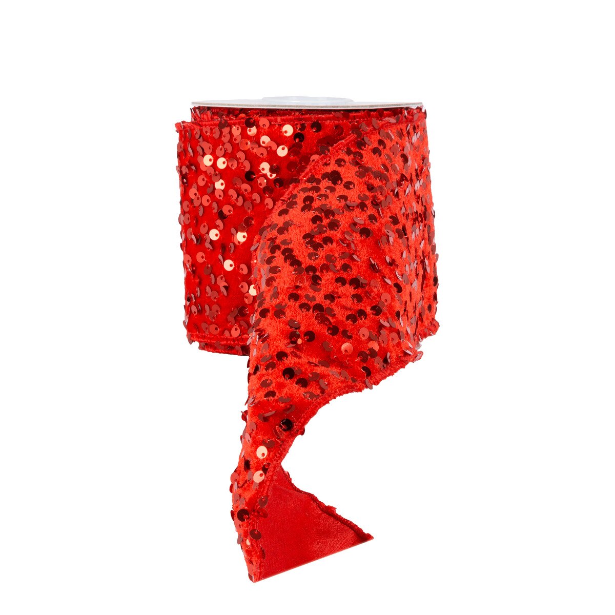 Merry Red Sequins Ribbon style shot 1