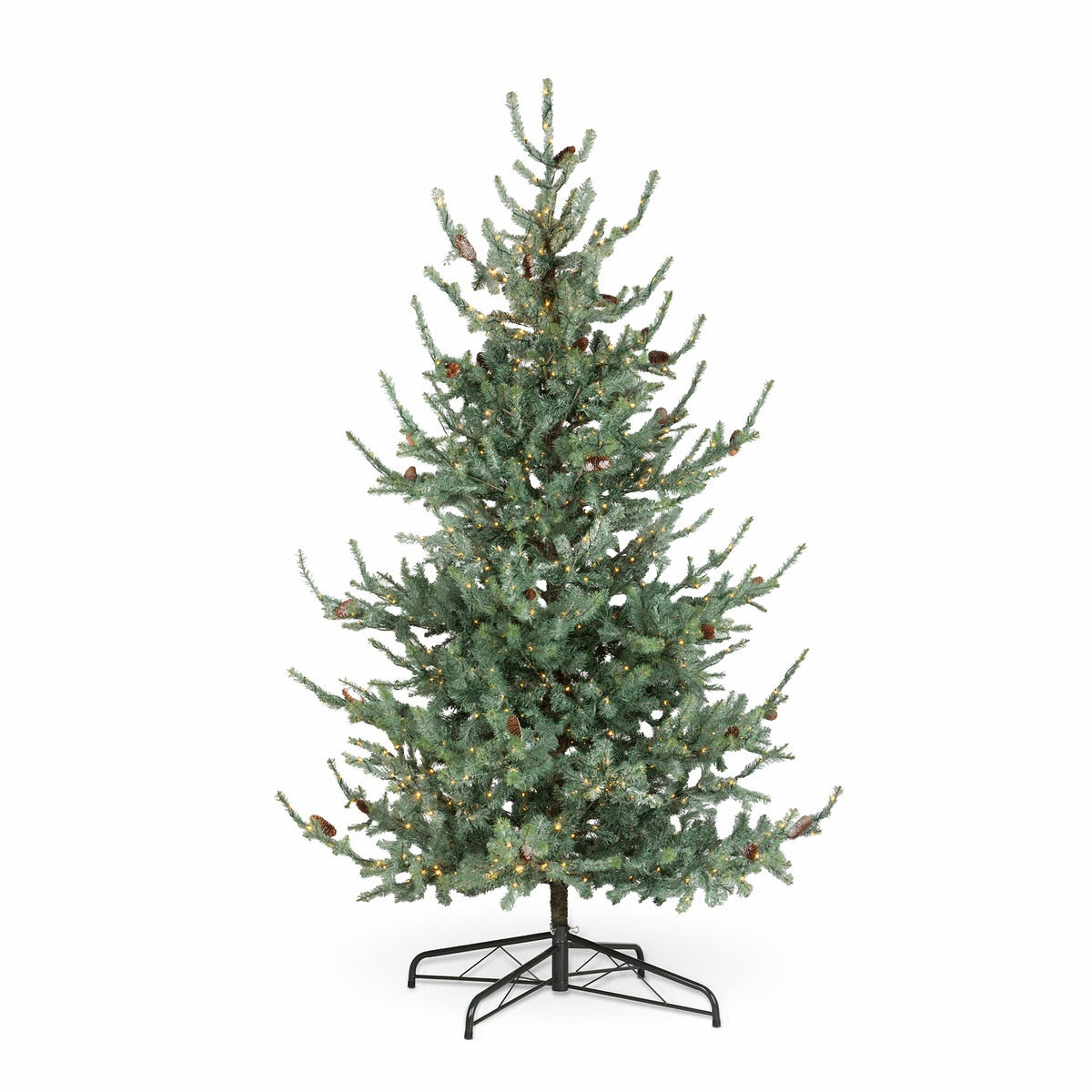 9' Iced Blue Spruce Tree with Micro Light style shot 1