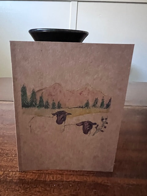 Two Sheep Greeting Cards | Set of 3 | Vermont Mountain Farmhouse Art