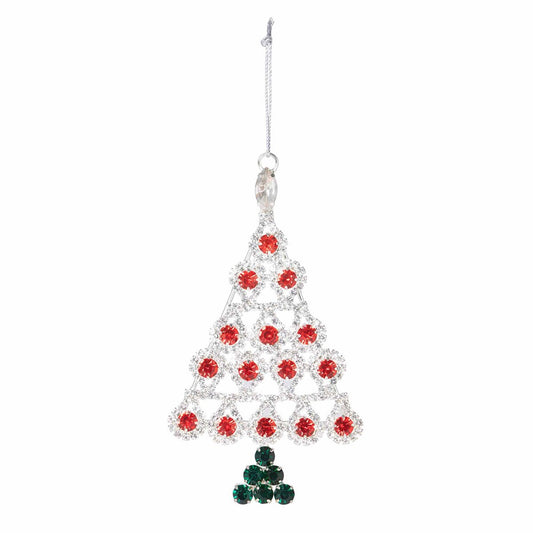 Rhinestone and Gem Holiday Tree Ornament style shot 1
