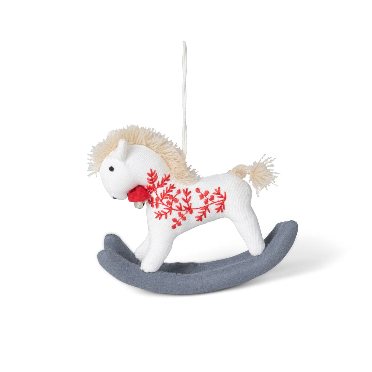 Rocking Horse Cotton Ornament style shot 2