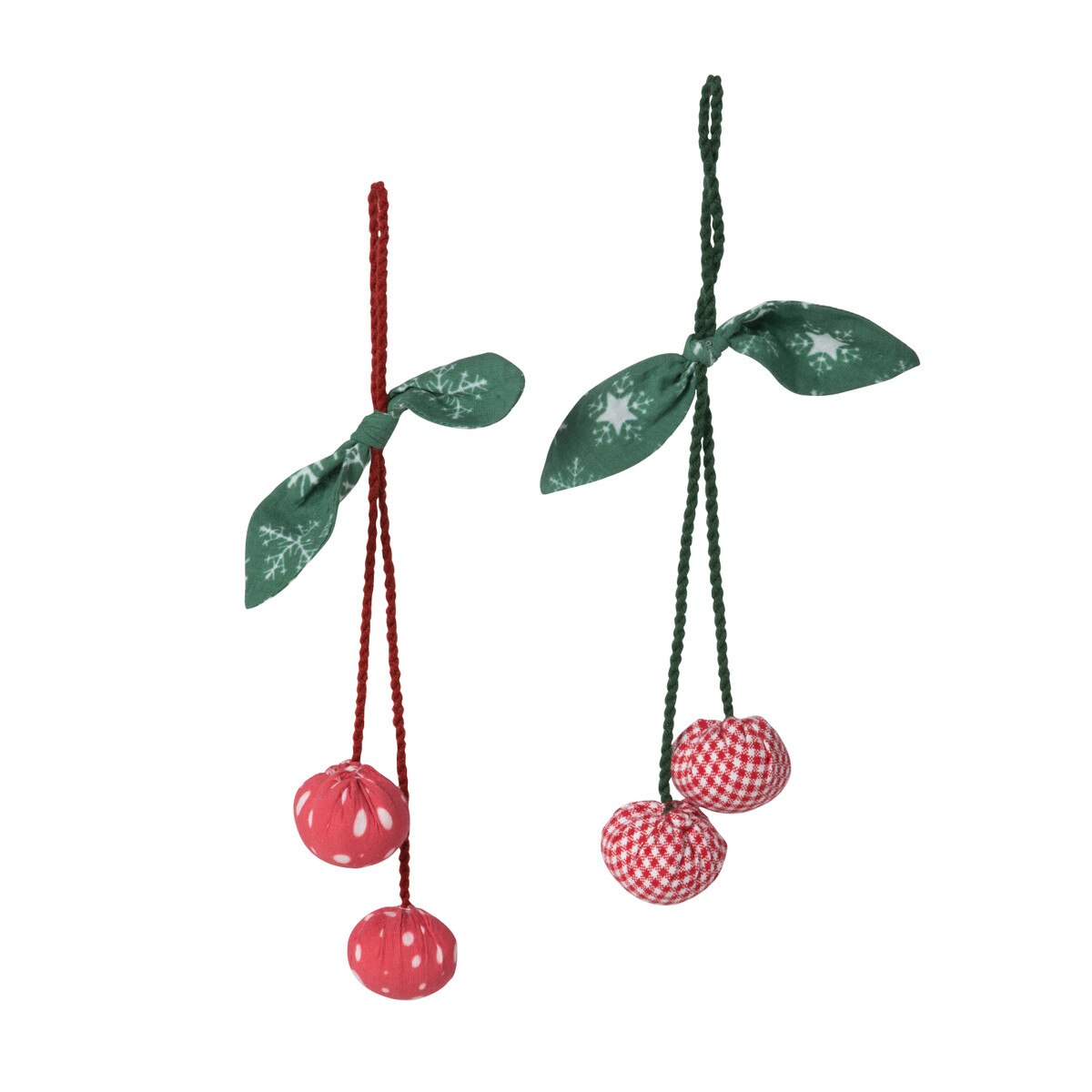 Hand Sewn Cherry Cluster Ornament style shot 1