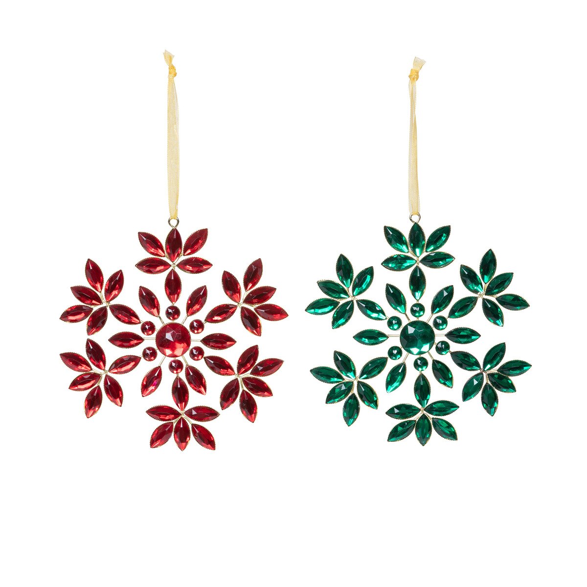 Kaleidoscope Gem Pattern Ornament, 2 Assorted Styles style shot 1