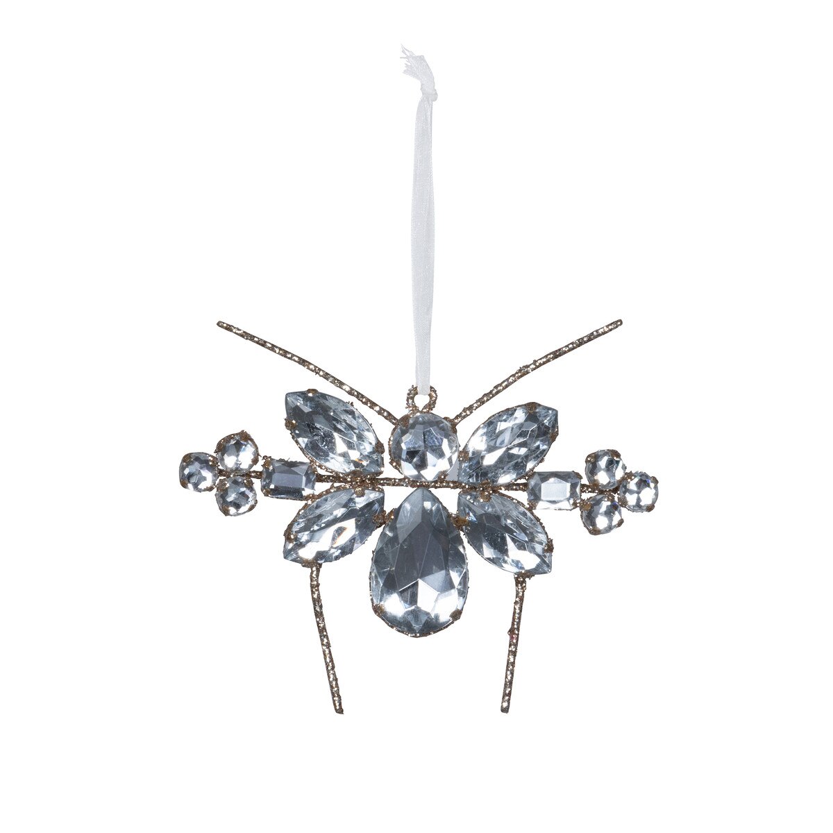 Champagne Gem Bee Ornament style shot 1