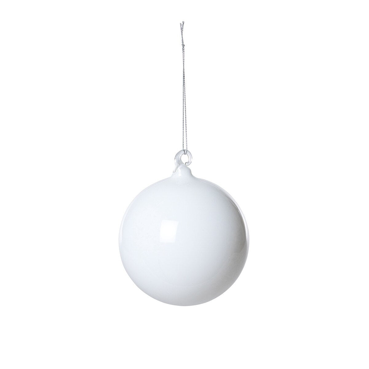 Snowdrift Glass Ball Ornament style shot 1