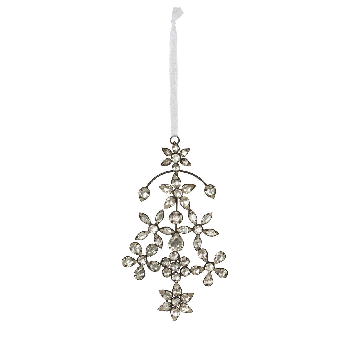 Antique Silver Gem Flourish Ornament style shot 1