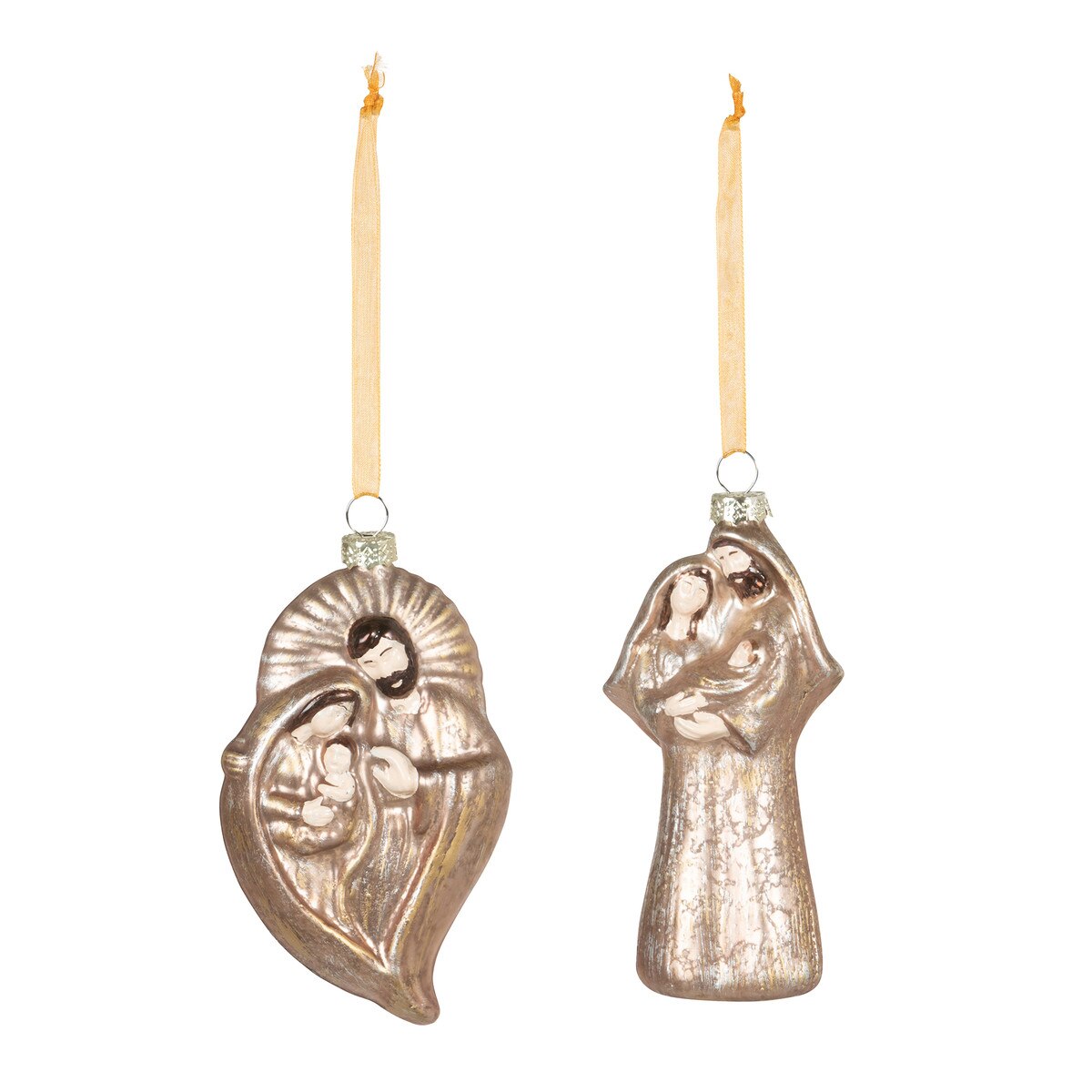 Holy Family Glass Ornament, 2 Assorted Styles style shot 1