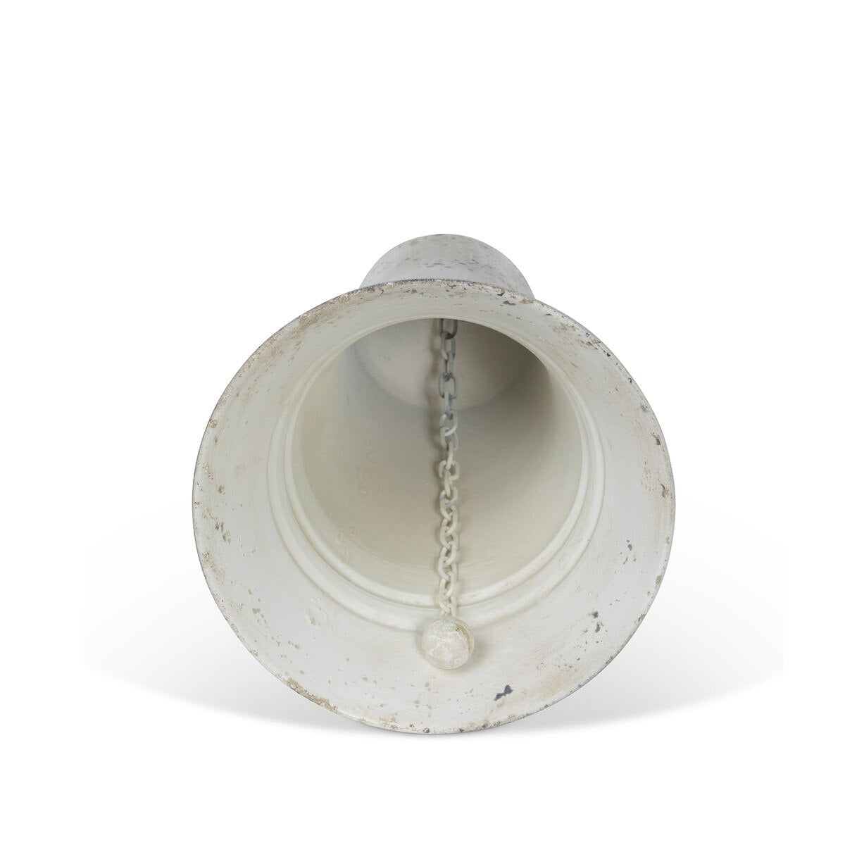 Carillon Antique White Metal Bell, 12" style shot 2