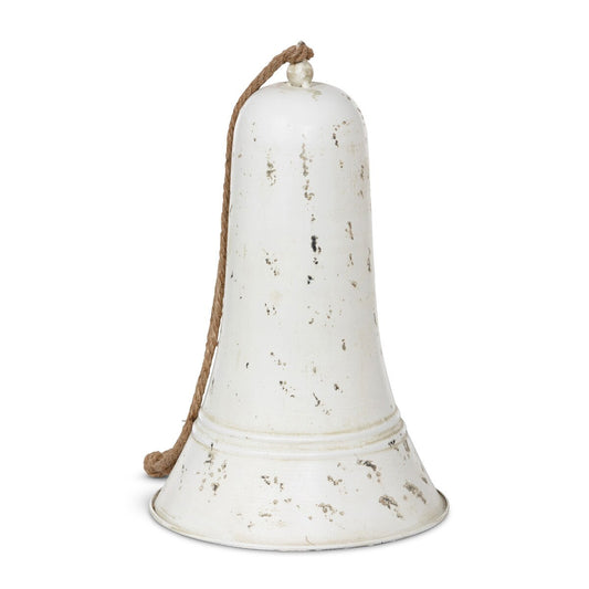 Carillon Antique White Metal Bell, 15" style shot 1