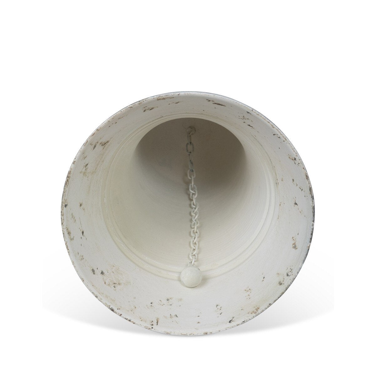 Carillon Antique White Metal Bell, 15" style shot 2