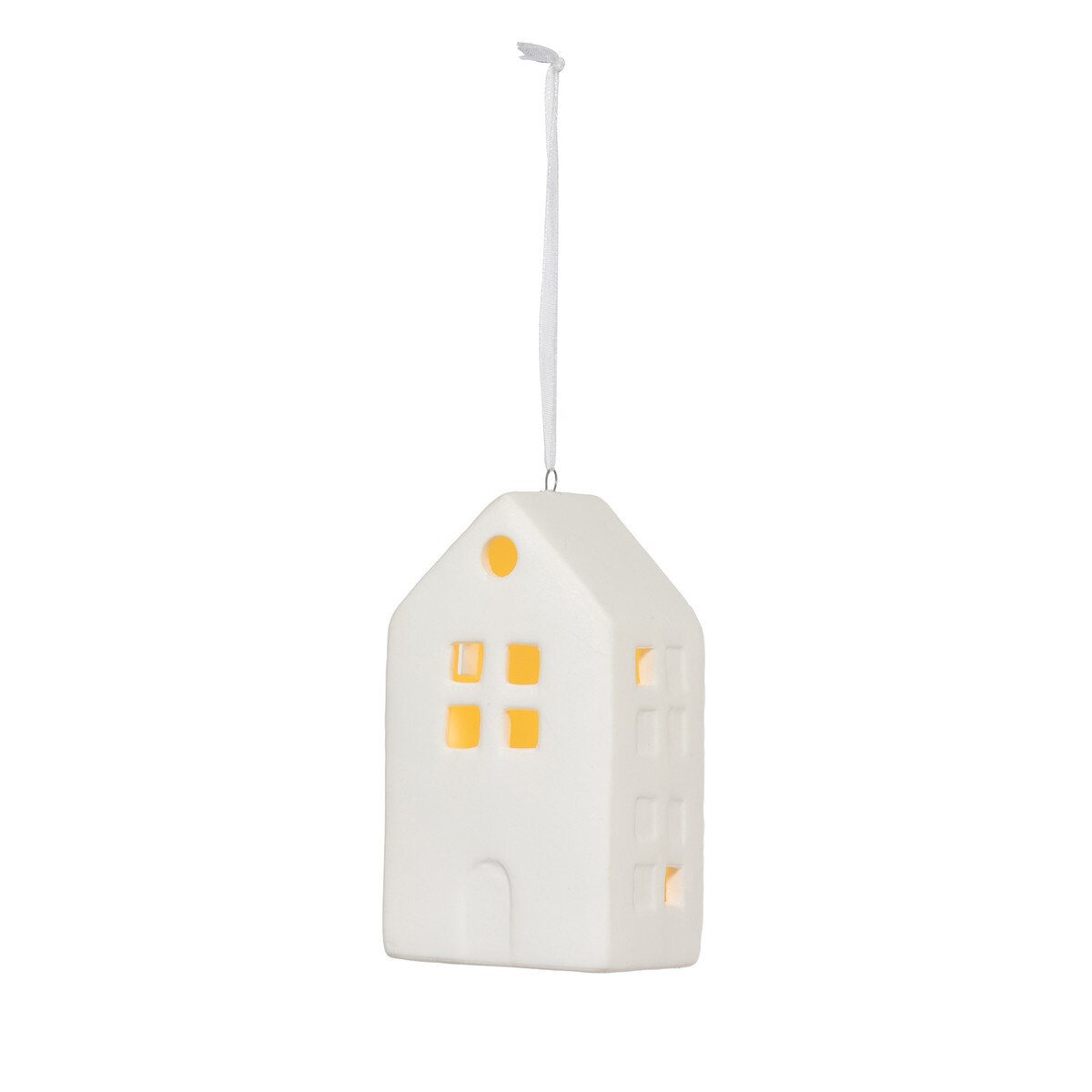 Ceramic LED Lighted Cottage Ornament style shot 1