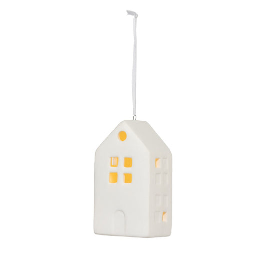Ceramic LED Lighted Cottage Ornament style shot 1