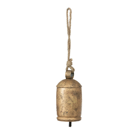 Rustic Iron Temple Bell, 8" style shot 1