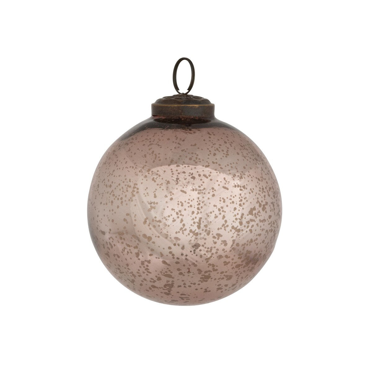 Shiny Champagne Glass Ball Ornament, 4" style shot 1