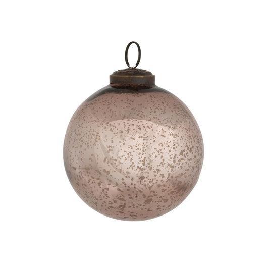 Shiny Champagne Glass Ball Ornament, 4" style shot 1