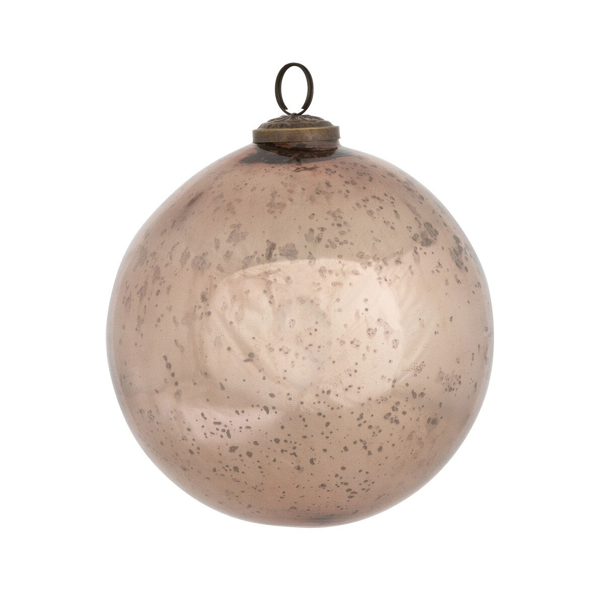 Shiny Champagne Glass Ball Ornament, 6" style shot 1