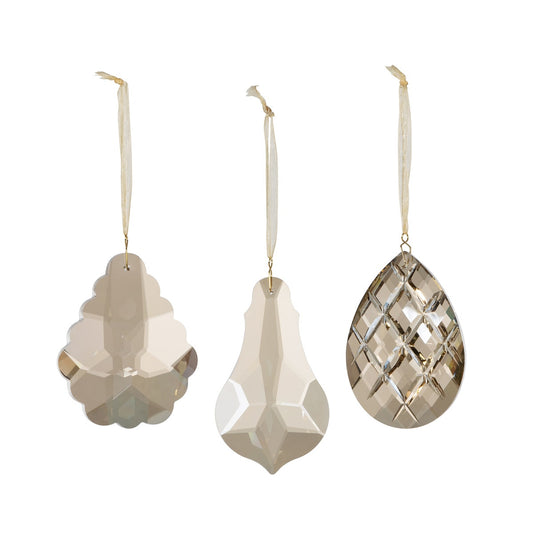 Faceted Crystal Gem Ornaments, 3 Assorted Styles style shot 1