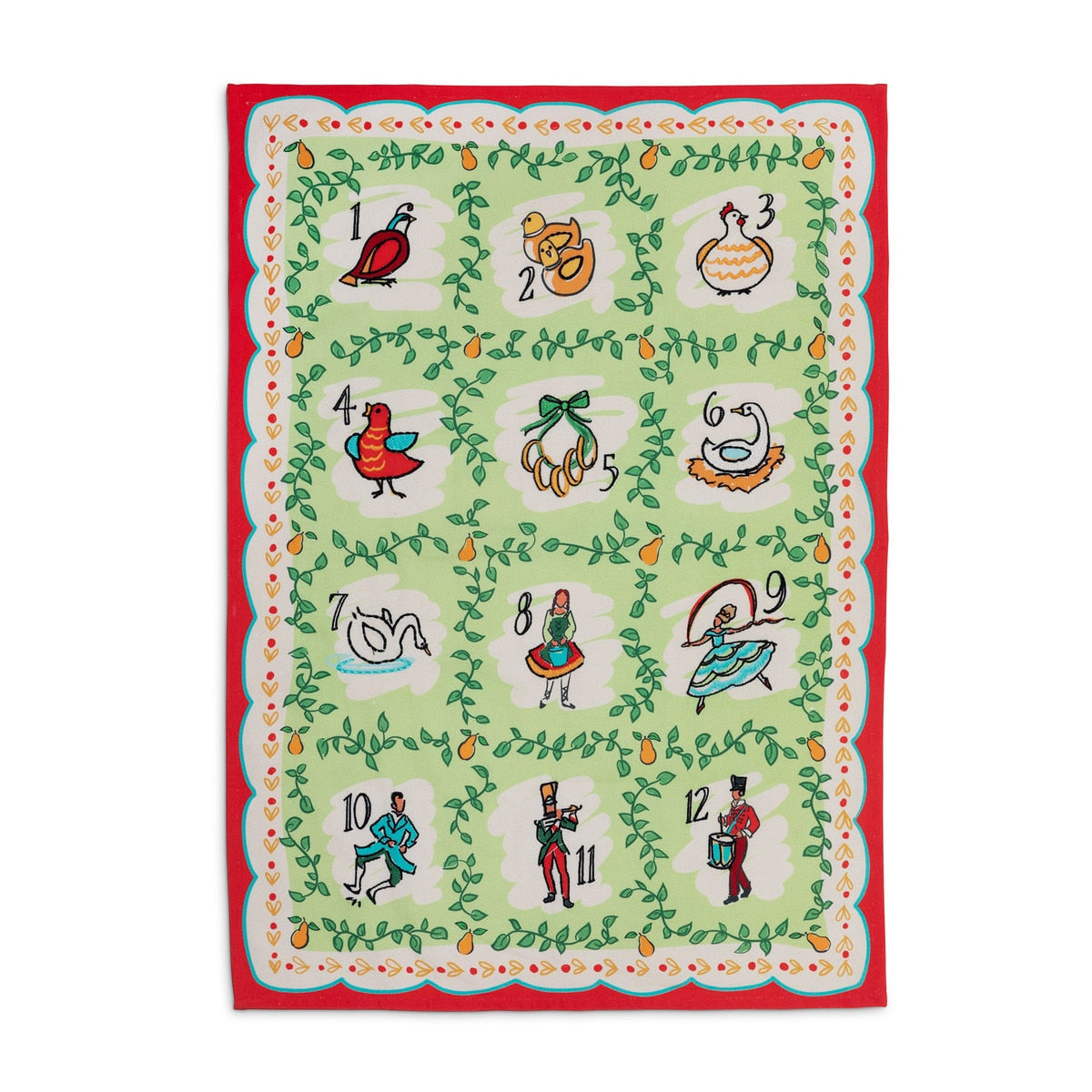 12 Days of Christmas Dish Towel style shot 1