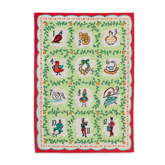 12 Days of Christmas Dish Towel style shot 1