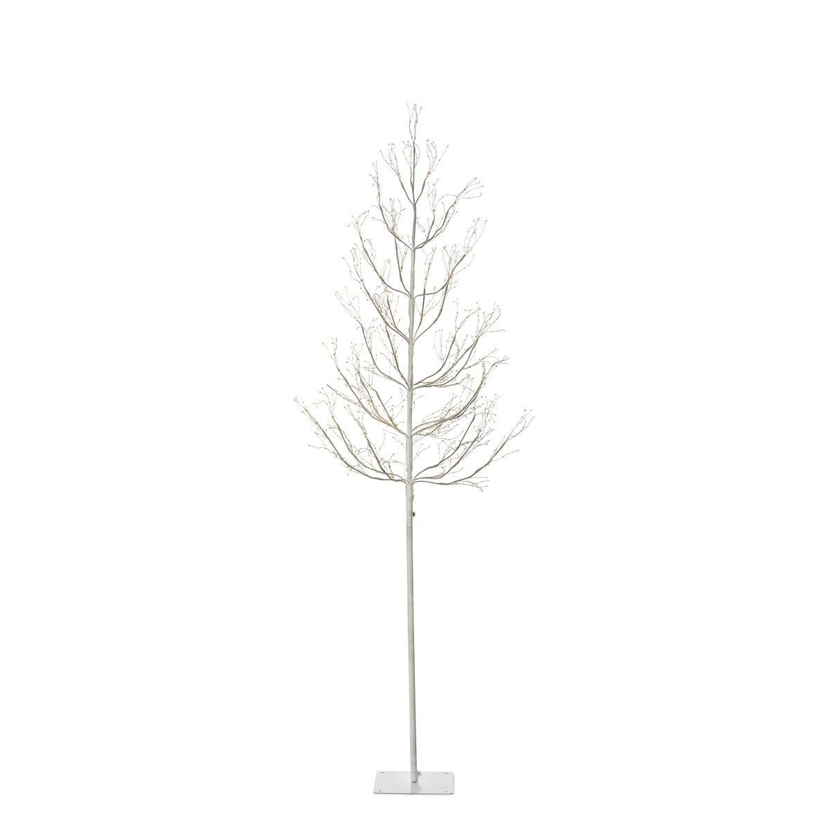 Winter White Adjustable Height LED Lighted Tree, 5-6' style shot 1