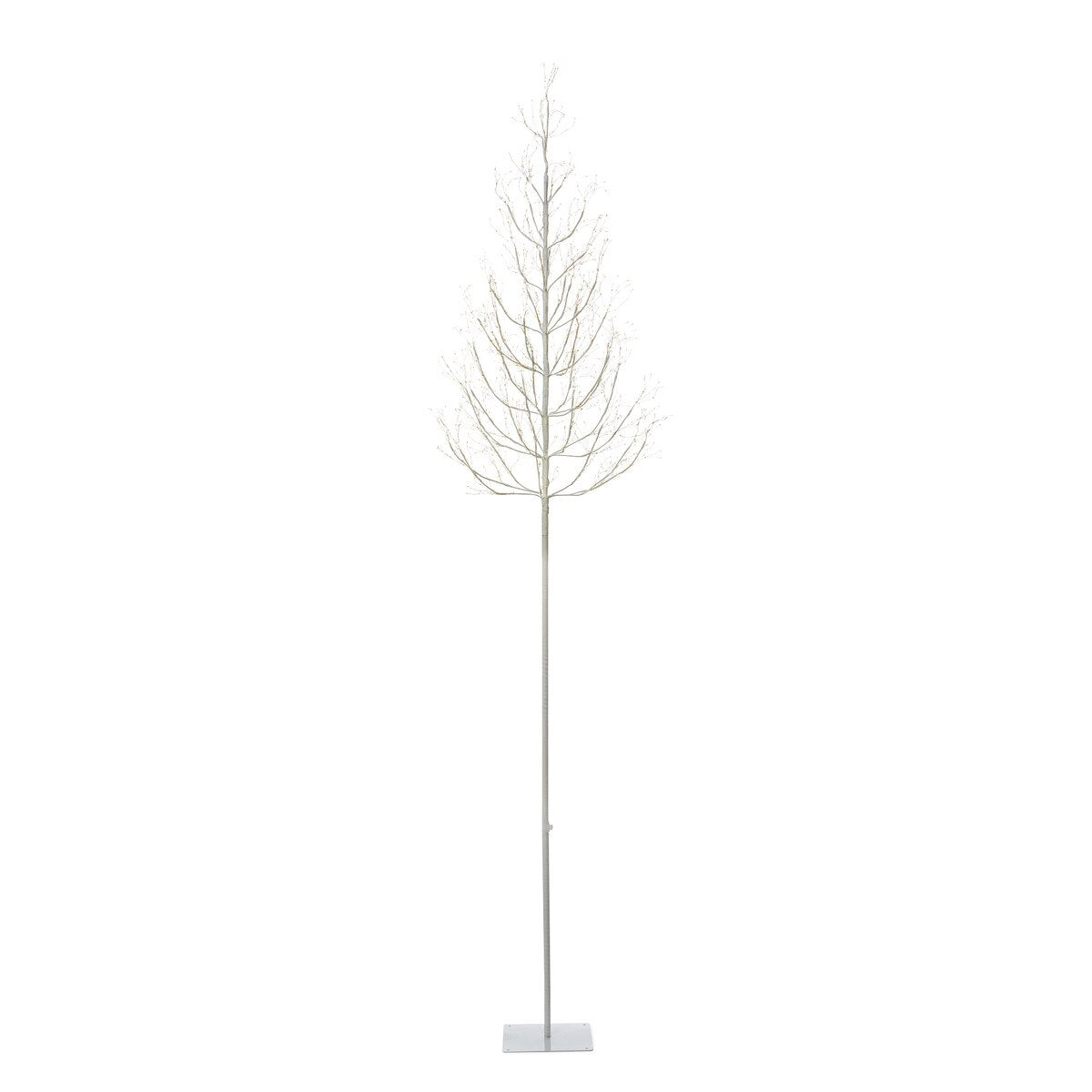 Winter White LED Lighted Tree, 108" style shot 1