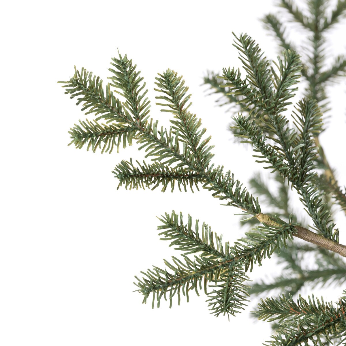 Noble Fir Front Porch Tree in Burlap Bag, 90" style shot 2