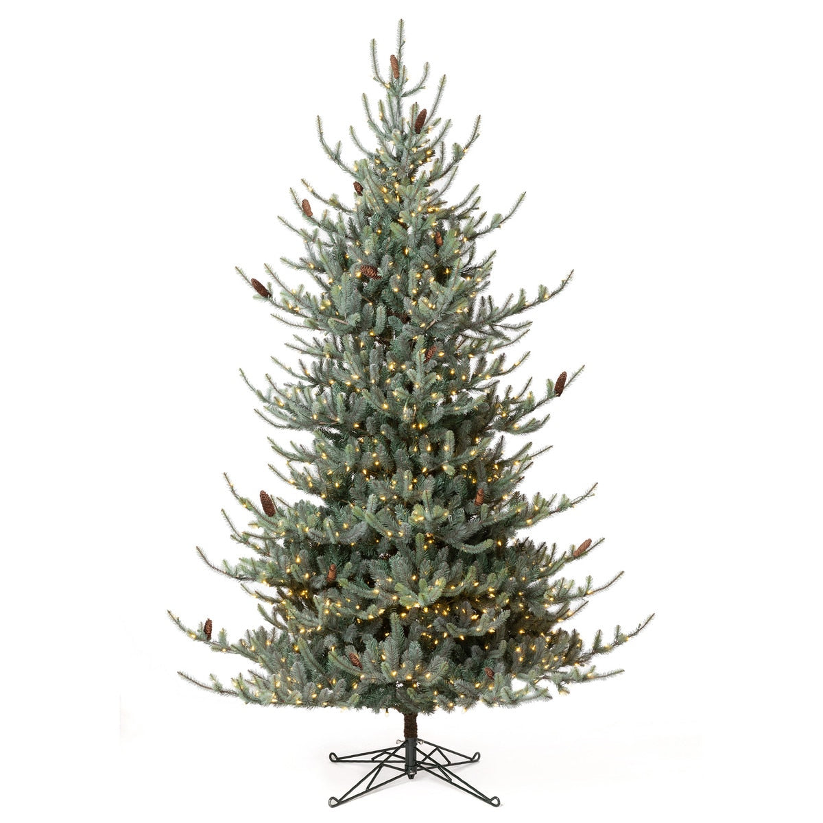 Park Hill Blue Spruce Christmas Tree, 10' style shot 2