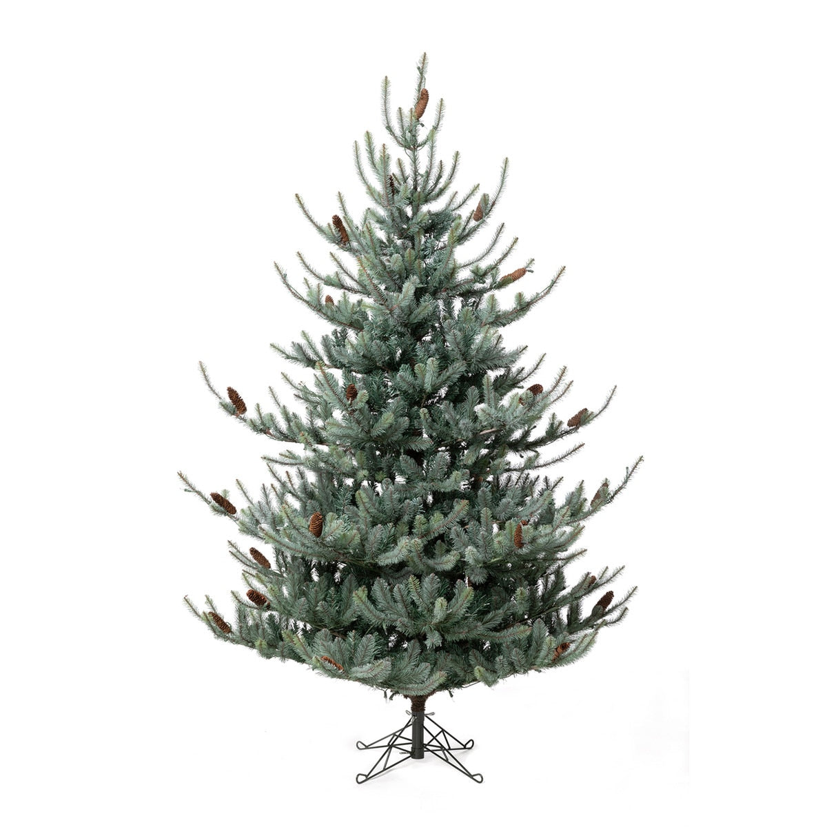 Park Hill Blue Spruce Christmas Tree, 7.5' style shot 1