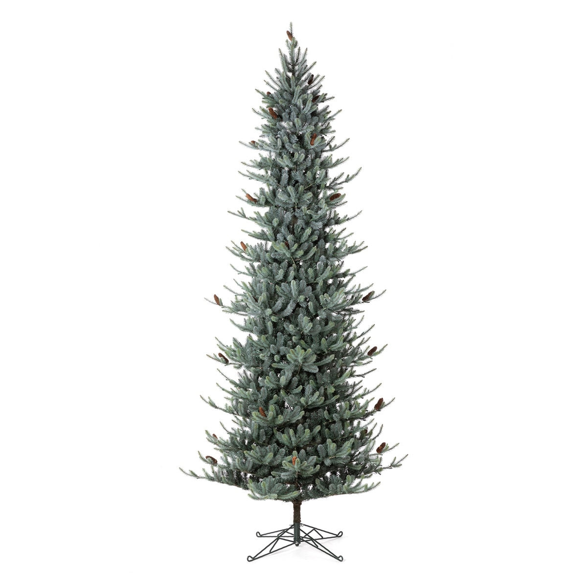 Park Hill Blue Spruce Slim Christmas Tree, 12' style shot 1