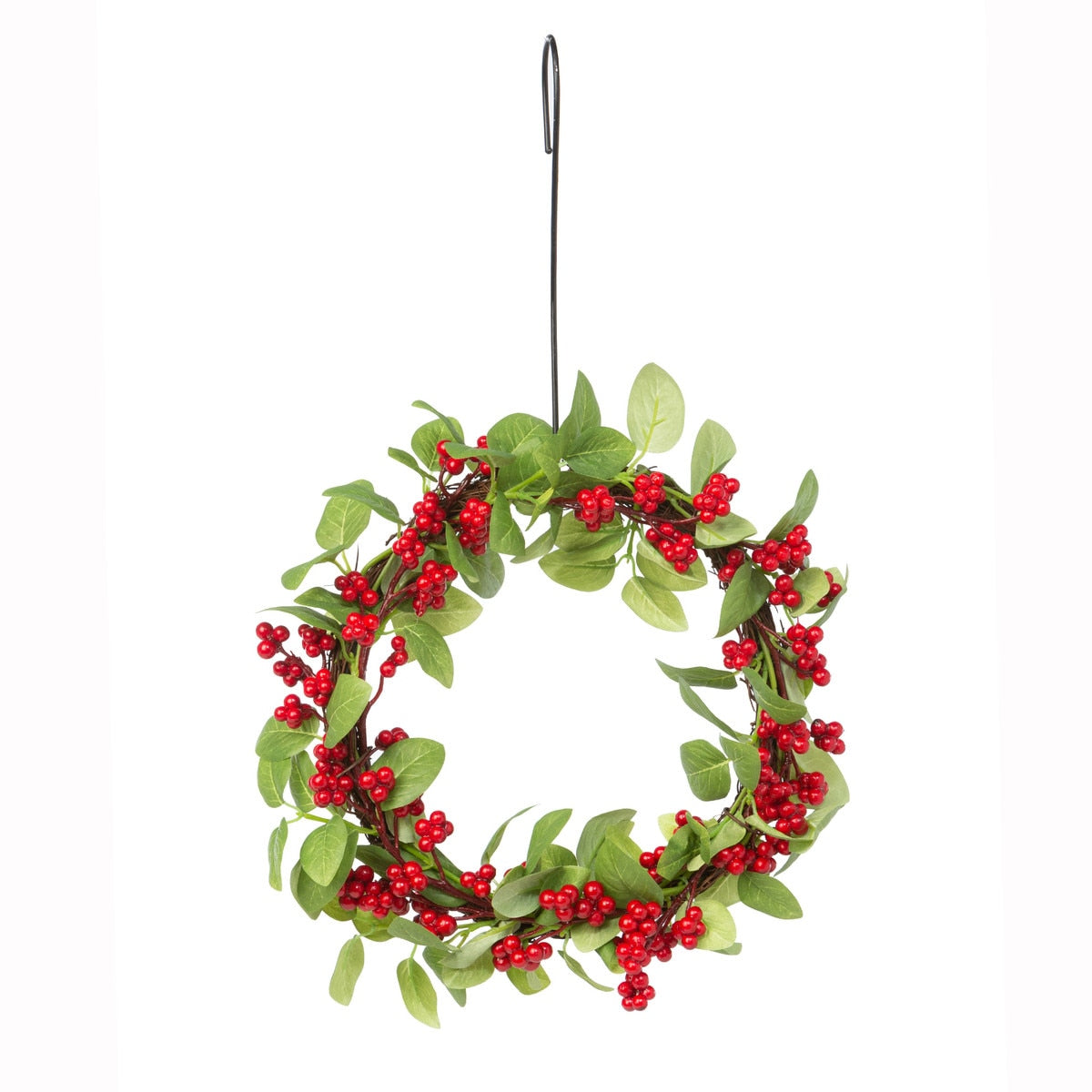 Red Berry and Bayleaf Wreath style shot 1