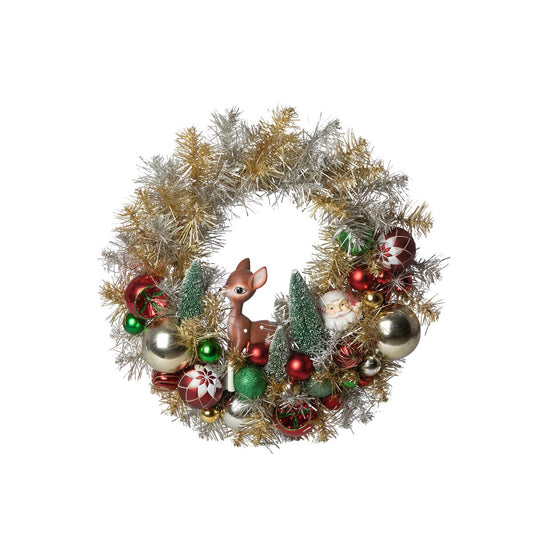Retro Tinsel Wreath style shot 1
