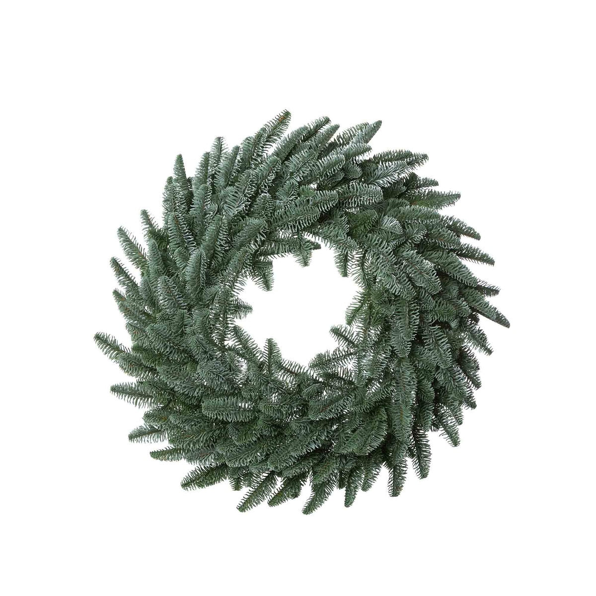 Frosted Noble Fir Wreath style shot 1