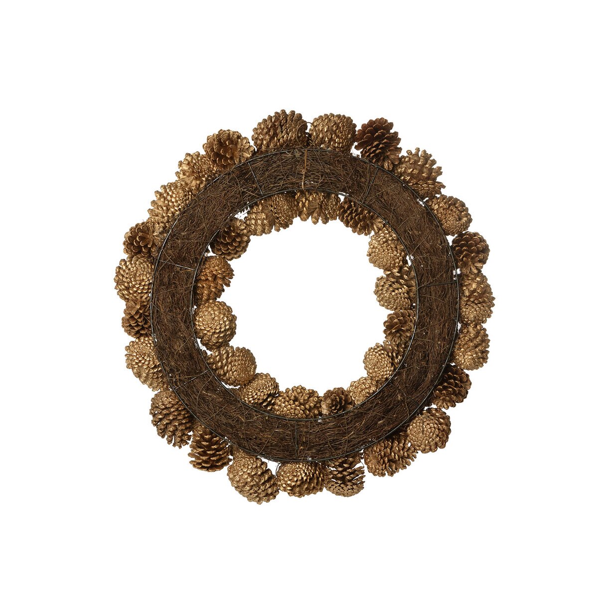 Mixed Pine Cone Wreath style shot 2