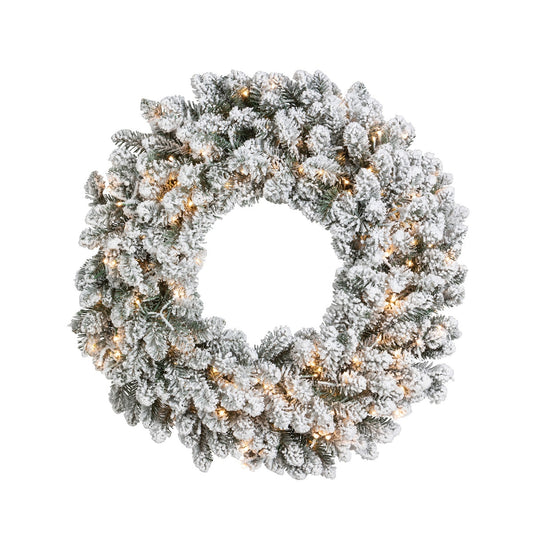 Snowy Alpine Wreath, 30" style shot 1