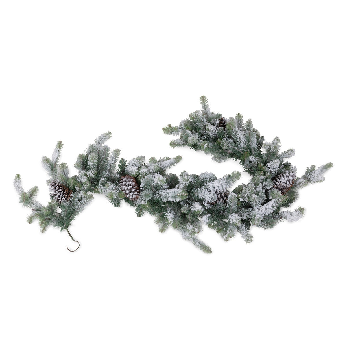 Blue Spruce Garland LED with Snow, 6' style shot 2