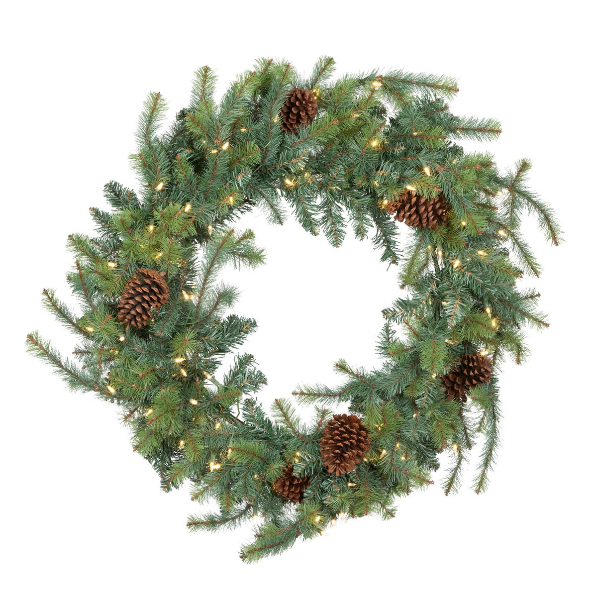 Blue Spruce Wreath with LED Lights, Extra-Large style shot 1