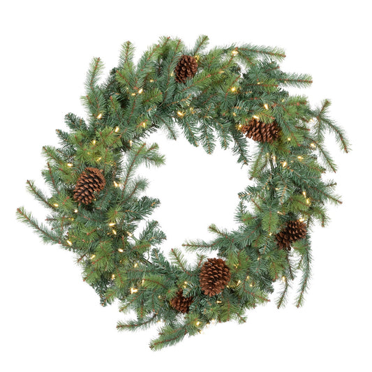Blue Spruce Wreath with LED Lights, Extra-Large style shot 1