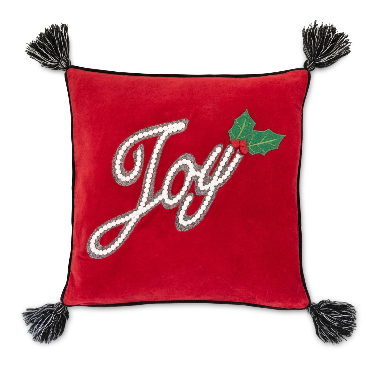 Holly Joy Velvet Pillow style shot 1
