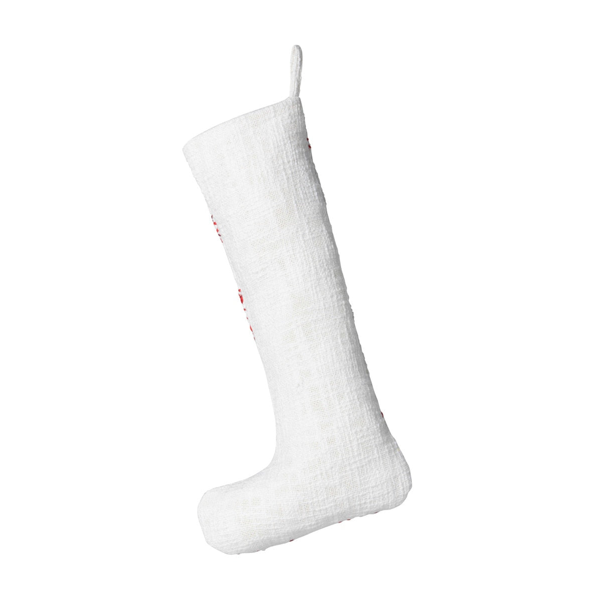 Snowflake Embroidered Stocking style shot 2