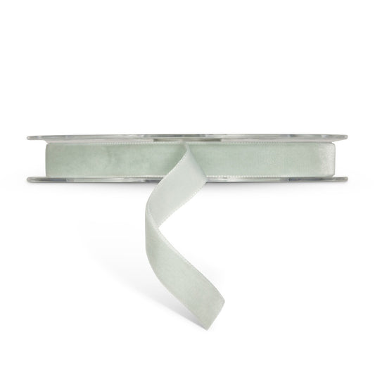 Swiss Velvet Silver Sage Ribbon, .625W style shot 1